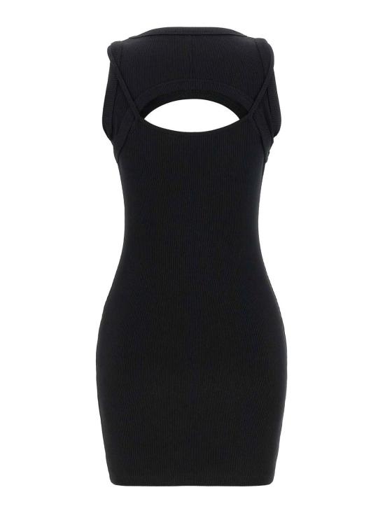 26SS 오프화이트 미디 스커트 OWDB496C99JER0011001 White - OFF WHITE