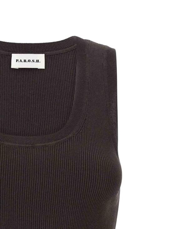 26SS 파로쉬 민소매 티셔츠 D500743CIPRIA26086 Brown - PAROSH