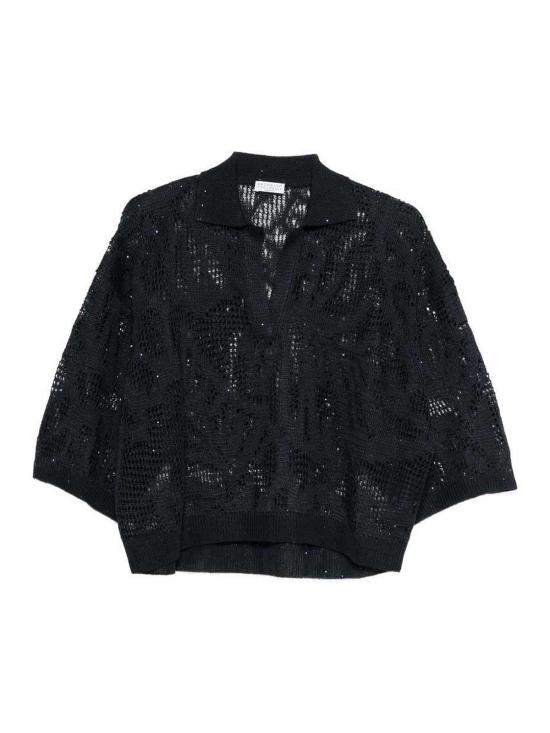 26SS 브루넬로 쿠치넬리 폴로 티셔츠 MDT771005C4224 Blue