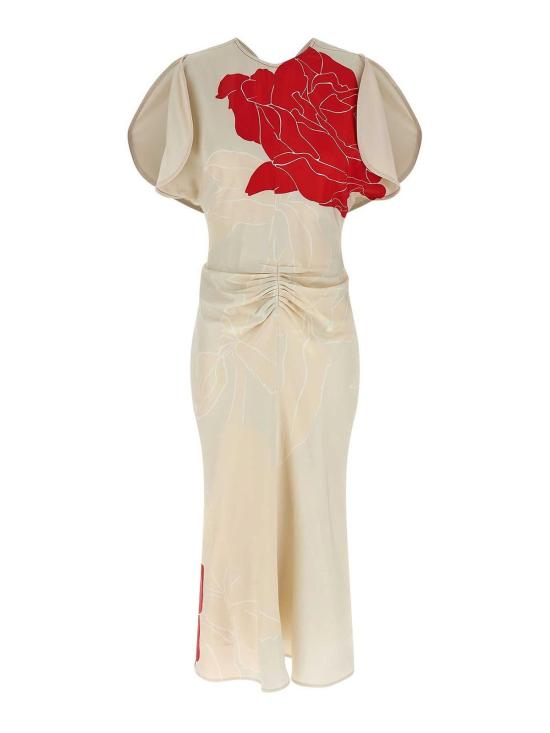 26SS 빅토리아 베컴 미디 스커트 1126WDR005227S Multicolour