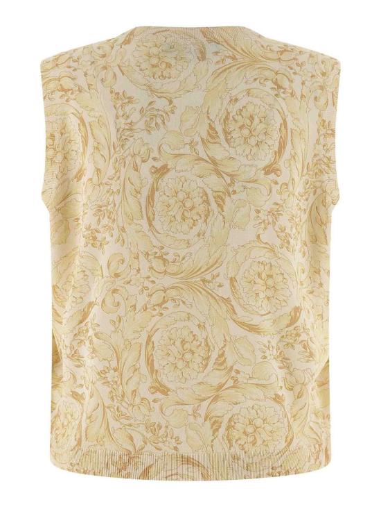 26SS 베르사체 베스트 10230221A170155Y570 Yellow - VERSACE