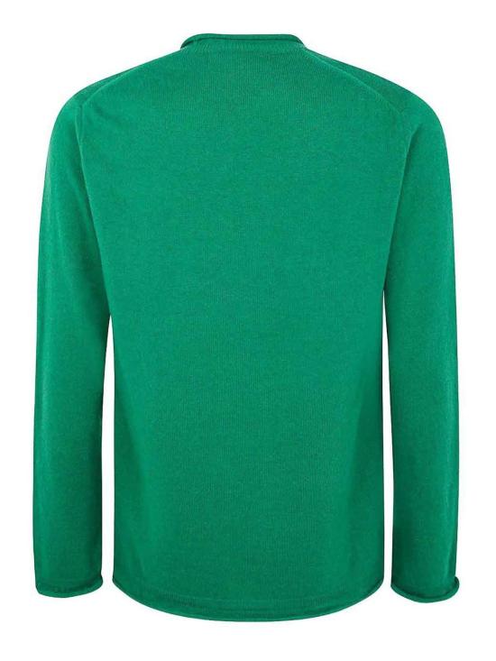 25FW 꼼데가르송 라운드 넥 울 스웨터 FPN007W252 Green - COMME DES GARCONS