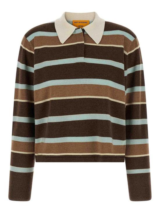 26SS 게스트 인 레지던스 폴로 티셔츠 W38410JLCHESTNUTCOMBO Multicolour