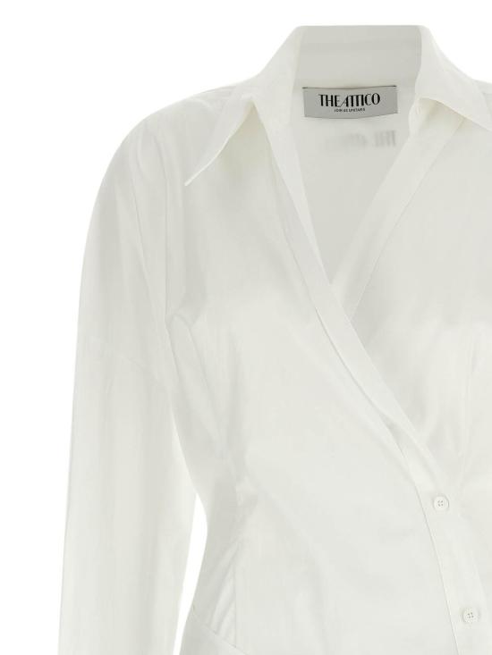 26SS 디 아티코 미디 스커트 260WCA00464001 White - THE ATTICO