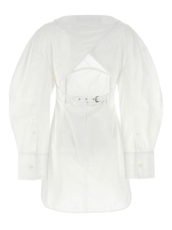  자크뮈스 미디 스커트 24H243DR1991520100 White - JACQUEMUS