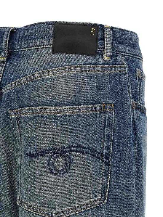 26SS 알13 스트레이트 팬츠 R13WD065D380 Blue - R13