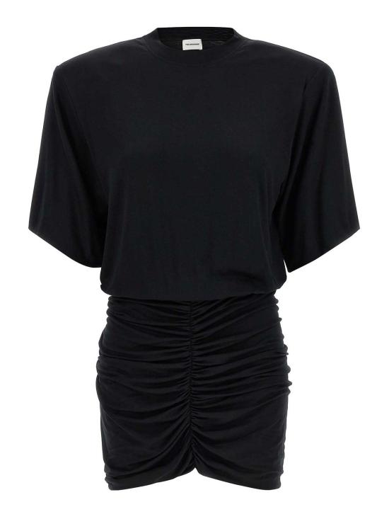 26SS 안다마네 미디 스커트 T190181ATJV053BLACK Black