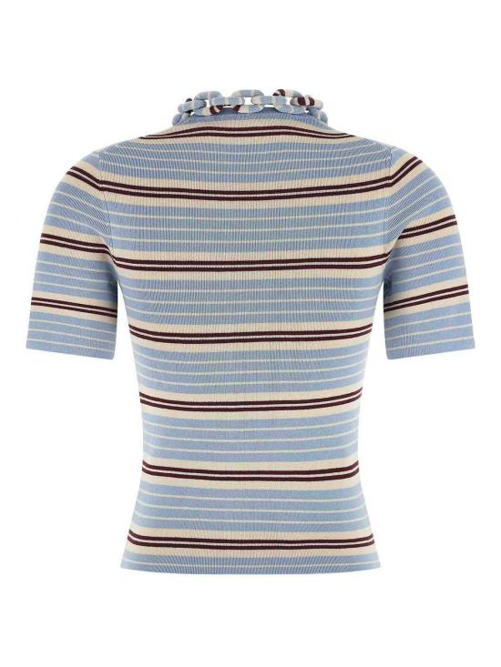 26SS 파코라반 반팔 티셔츠 26PMPU016ML0335V633 Light Blue - PACO RABANNE