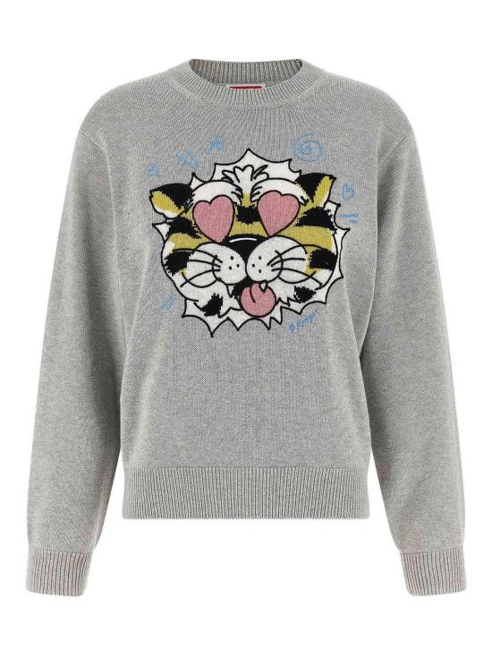 26SS 겐조 긴팔 티셔츠 FG52PU7443LO93 Grey