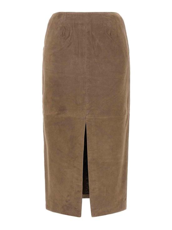 26SS 로테이트 바이 크리스텐슨 미디 스커트 11530016831683 Beige