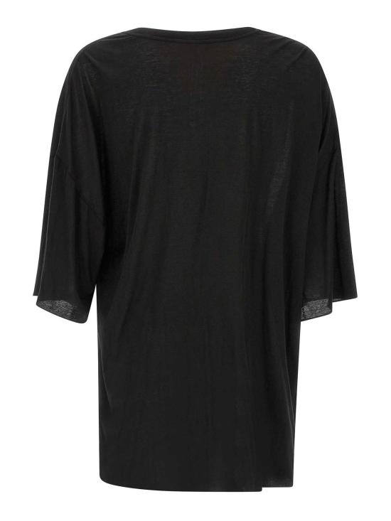 26SS 릭 오웬스 반팔 티셔츠 RR01F2279BH09 Black - RICK OWENS