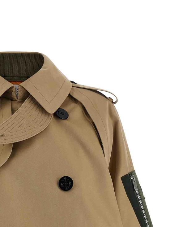 26SS 사카이 트렌치 코트 SCW319651 Beige - SACAI