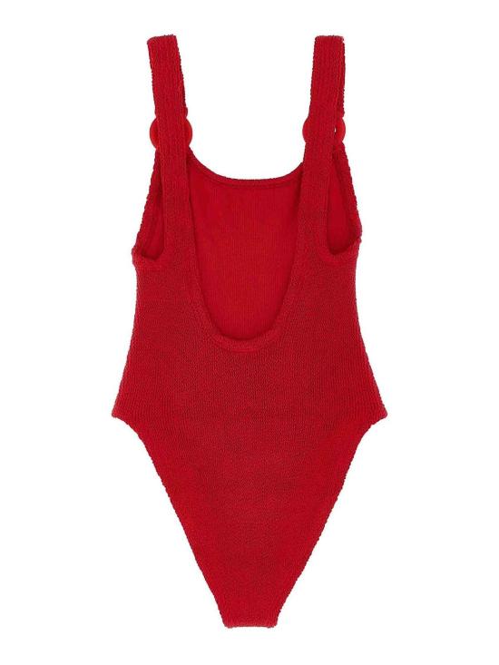  훈자 지 원피스 수영복 DOMINOSWIMCOVEREDHOOPSRED Red - HUNZA G