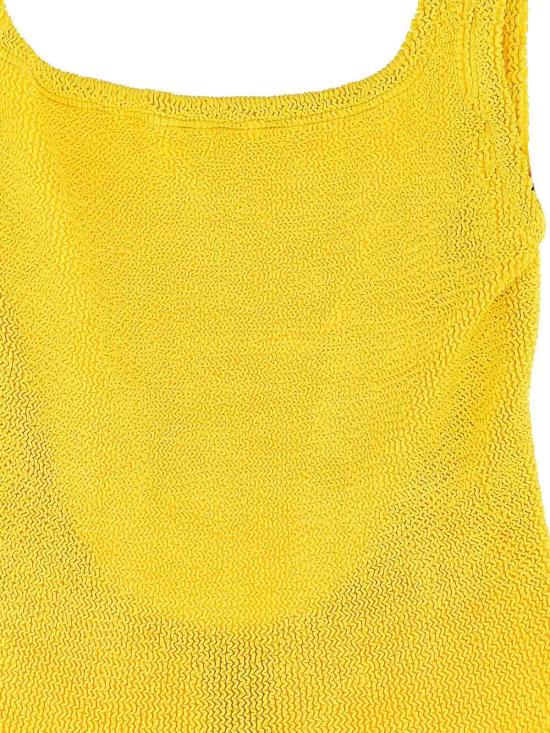  훈자 지 원피스 수영복 SQUARENECKSWIMSUNFLOWER Yellow - HUNZA G