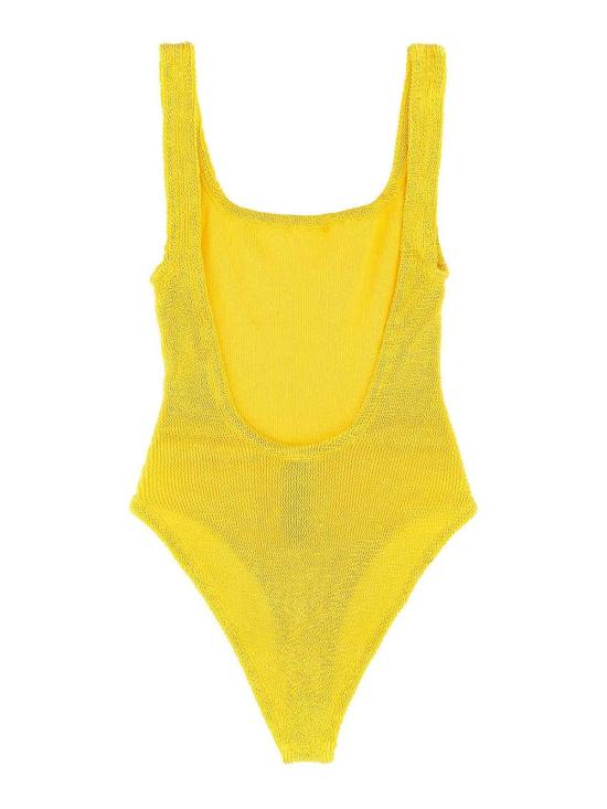  훈자 지 원피스 수영복 SQUARENECKSWIMSUNFLOWER Yellow - HUNZA G