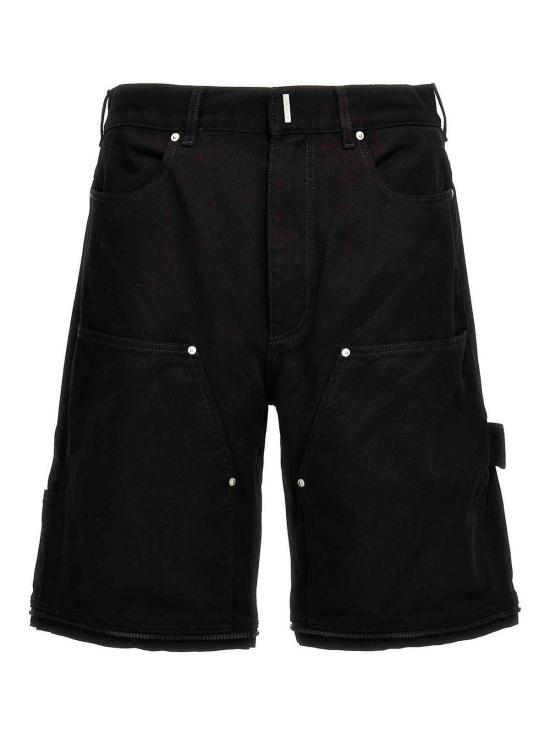  지방시 스트레이트 팬츠 BM51BJ50KK001 Black - GIVENCHY