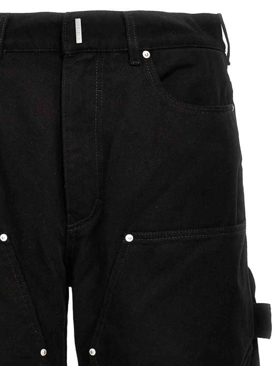  지방시 스트레이트 팬츠 BM51BJ50KK001 Black - GIVENCHY