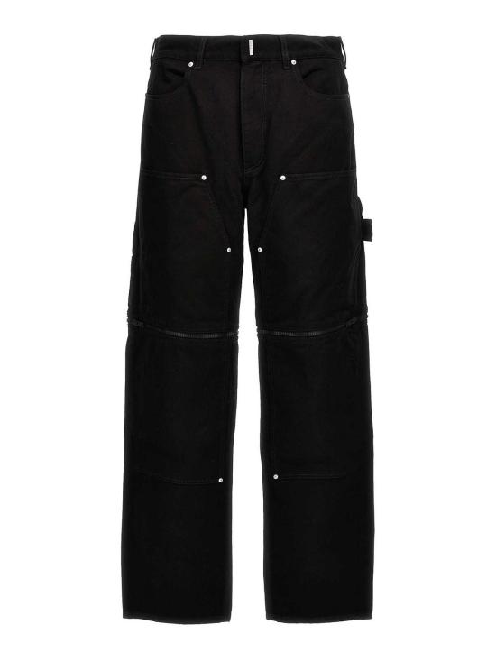  지방시 스트레이트 팬츠 BM51BJ50KK001 Black
