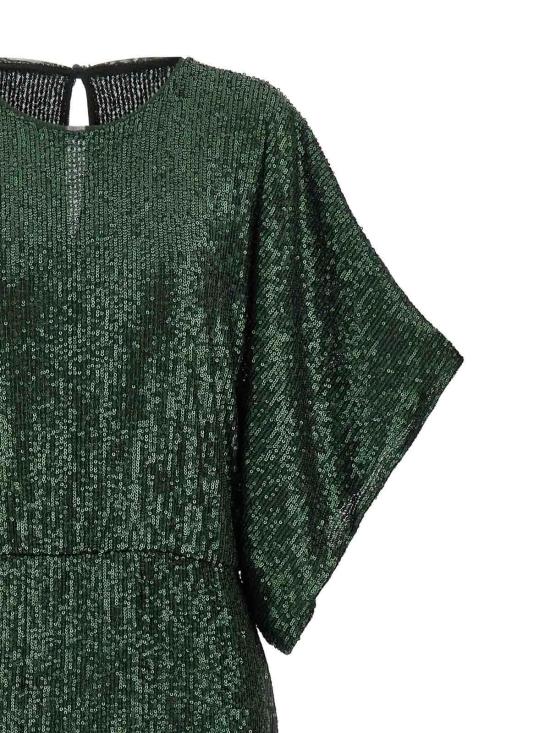 26SS 노마카말리 미디 스커트 ST4253SQR34869 Green - NORMA KAMALI