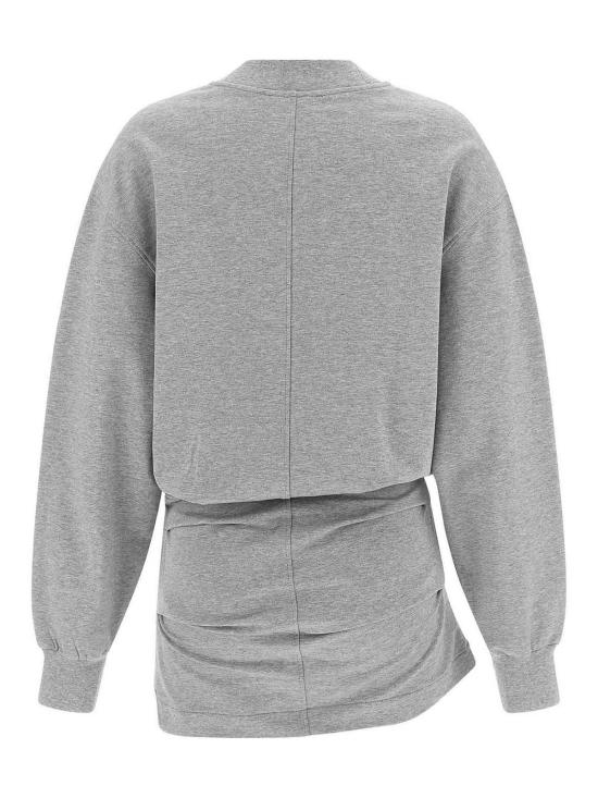 26SS 디 아티코 미디 스커트 260WCA00393183 Grey - THE ATTICO