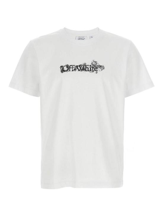 26SS 오프화이트 헤럴딕 에로우 슬림 티셔츠 OMAA027S26JER0071000 White