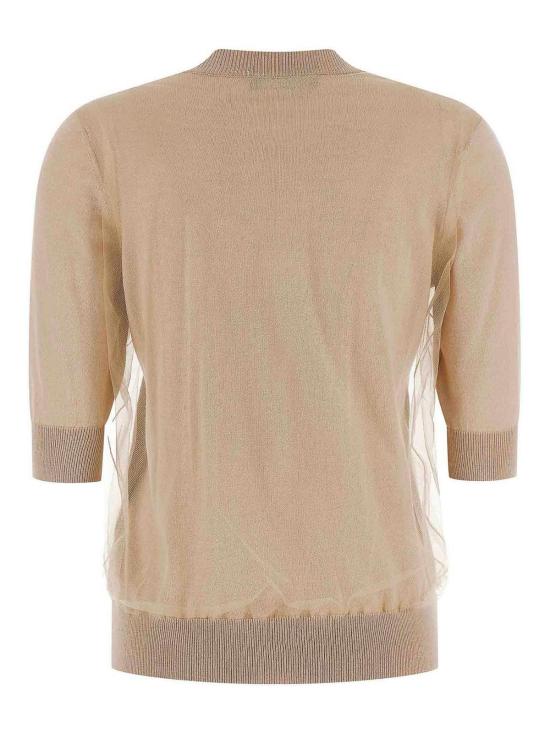 26SS 파비아나 필리피 반팔 티셔츠 MAD266F008L9220157 Beige - FABIANA FILIPPI