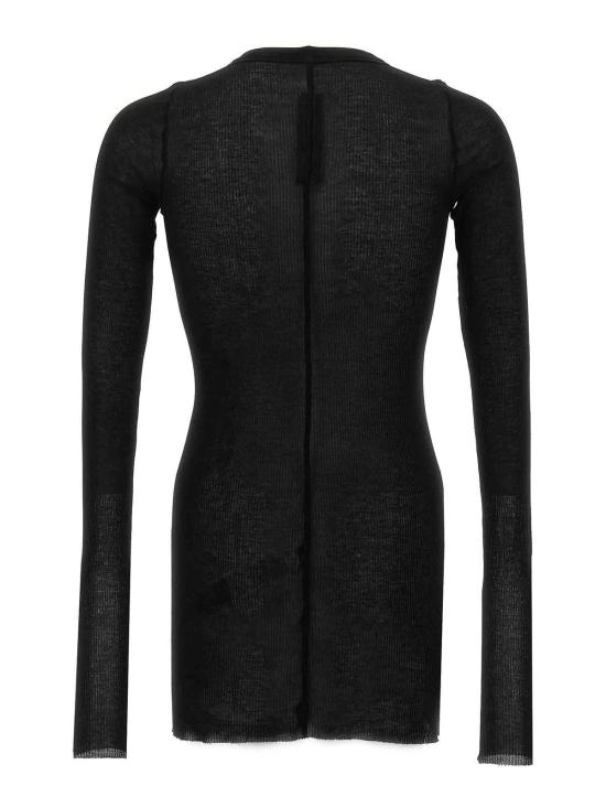 26SS 릭 오웬스 반팔 티셔츠 RU01F2250RC09 Black - RICK OWENS