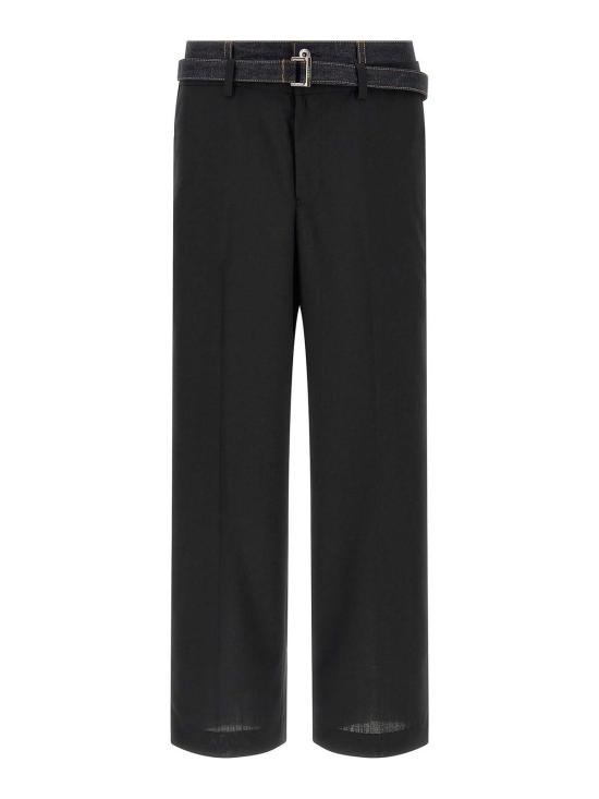 26SS 사카이 스트레이트 팬츠 2603903M027 Black