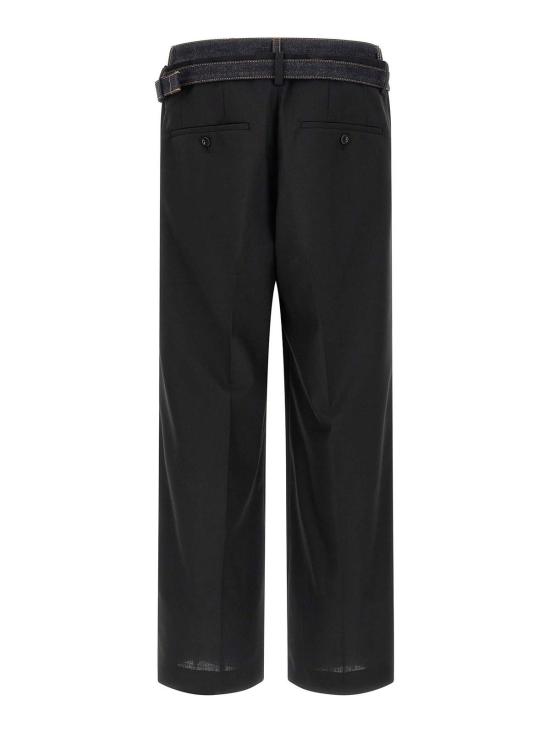 26SS 사카이 스트레이트 팬츠 2603903M027 Black - SACAI