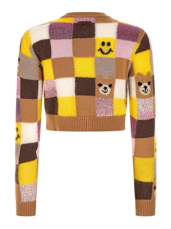 26SS 모스키노 가디건 091205051079 Yellow - MOSCHINO