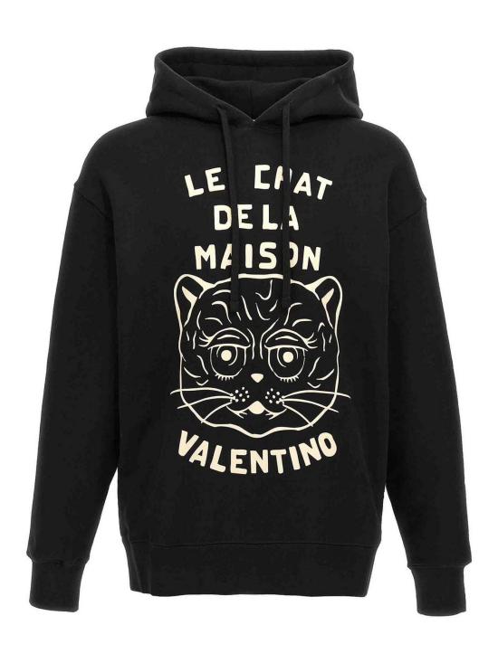 25FW 발렌티노 가라바니 후드 티셔츠 V3MF28NB339RA Black
