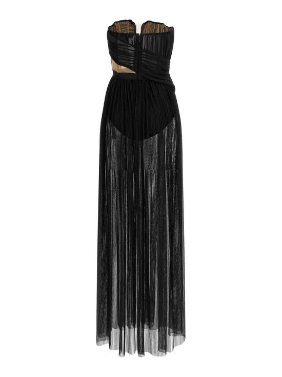 26SS 넨시 도자카 미디 스커트 NDDR2883000100BLACK Black - NENSI DOJAKA