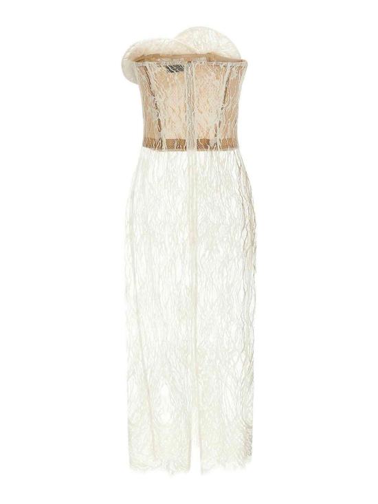 26SS 마그다뷰트림 미디 스커트 208426CREAM White - MAGDA BUTRYM