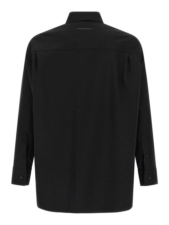 26SS MM6 메종마르지엘라 긴팔 셔츠 SH0DT0040M35733900 Black - MM6 MAISON MARGIELA