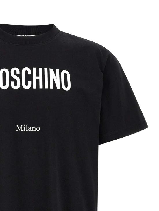 26SS 모스키노 반팔 티셔츠 071302411555 White - MOSCHINO