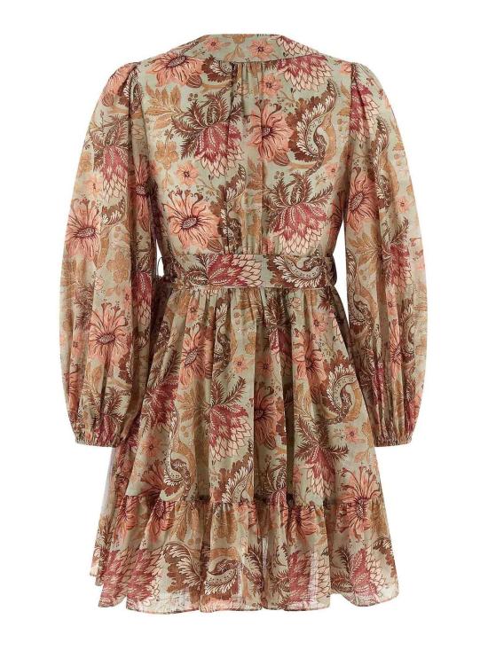 26SS 짐머만 미디 스커트 2449DRS263STFS Green - ZIMMERMANN