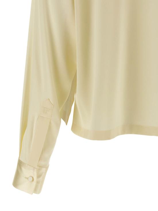 26SS 톰포드 폴로 티셔츠 TS2144FAX881YCM Yellow - TOMFORD