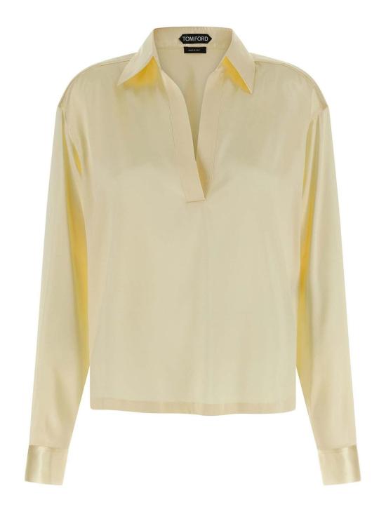 26SS 톰포드 폴로 티셔츠 TS2144FAX881YCM Yellow