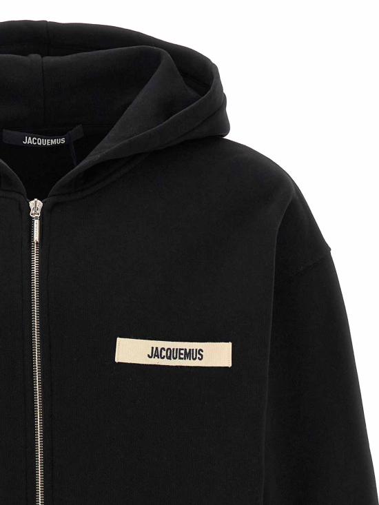  자크뮈스 후드 티셔츠 24HHOM00257AJ00126990 Black - JACQUEMUS