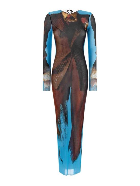 26SS 장 폴 고티에 미디 스커트 2601WDR136M027P90 Multicolour