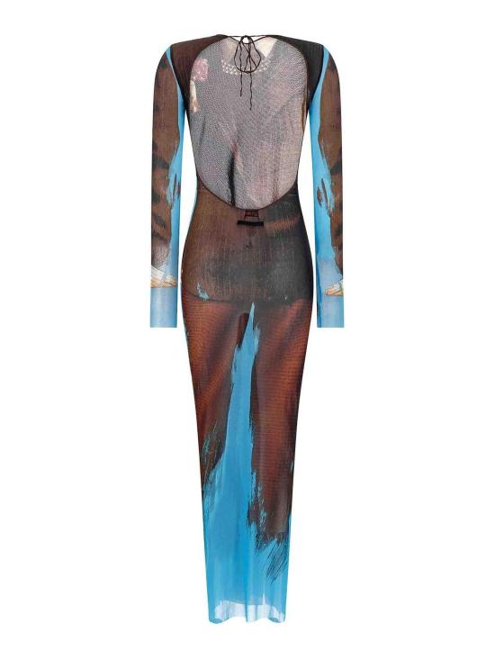 26SS 장 폴 고티에 미디 스커트 2601WDR136M027P90 Multicolour - JEAN PAUL GAULTIER