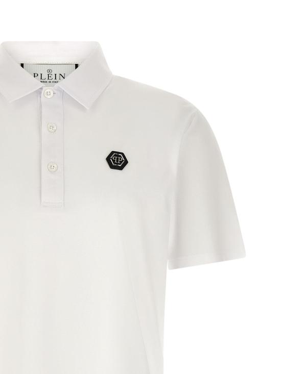 26SS 필립 플레인 폴로 티셔츠 AAECMTK8744PJY002N01 White - PHILIPP PLEIN