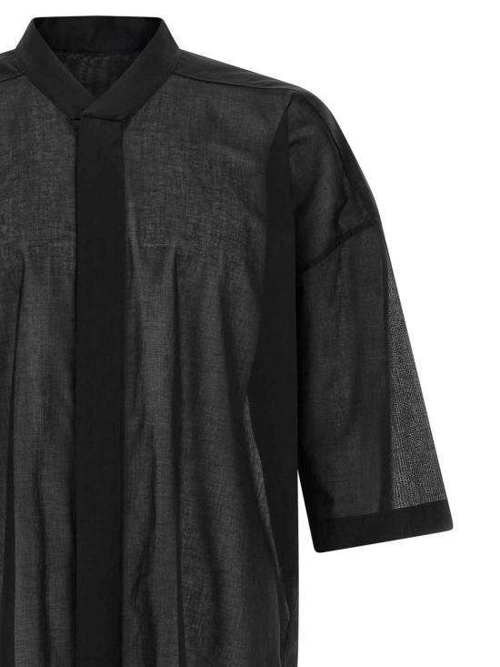 26SS 릭 오웬스 반팔 셔츠 RU01F2238CV09 Black - RICK OWENS