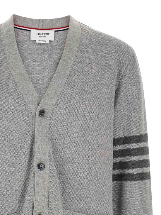  톰브라운 가디건 MJT554AJ0248050 Grey - THOM BROWNE