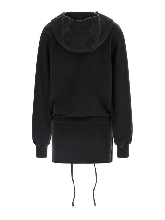 26SS 디 아티코 미디 스커트 260WCA00473615 Black - THE ATTICO