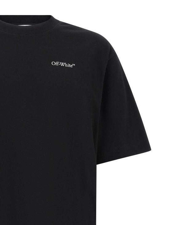 26SS 오프화이트 반팔 티셔츠 OMAA120S26JER0080001 Black - OFF WHITE