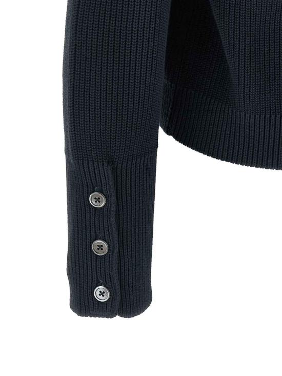  톰브라운 가먼트 다이드 4바 가디건 MKC635AY3065415 Blue - THOM BROWNE