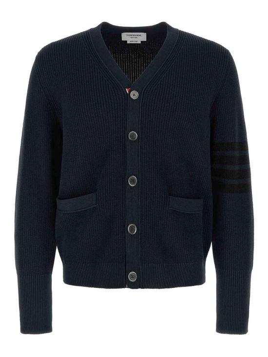  톰브라운 가먼트 다이드 4바 가디건 MKC635AY3065415 Blue