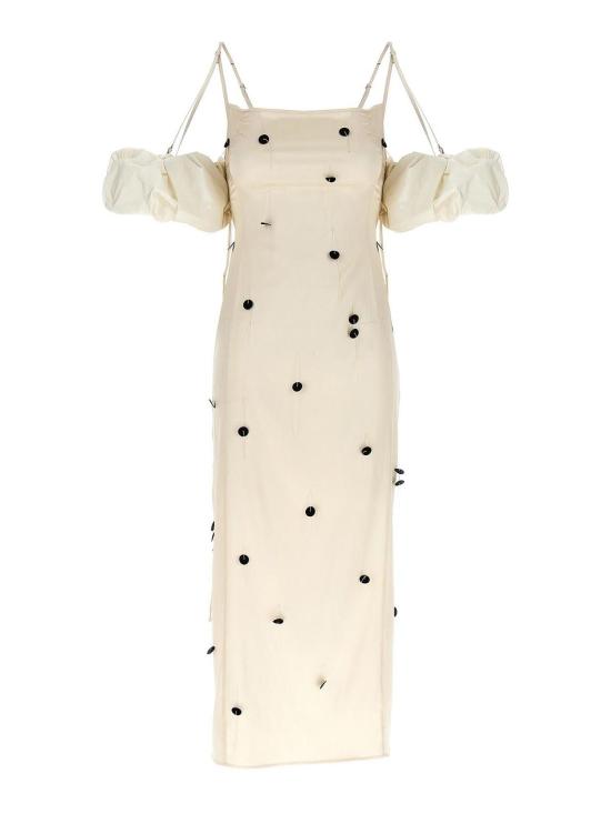  자크뮈스 미디 스커트 23H233DR074 White