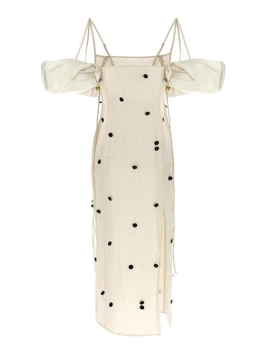  자크뮈스 미디 스커트 23H233DR074 White - JACQUEMUS